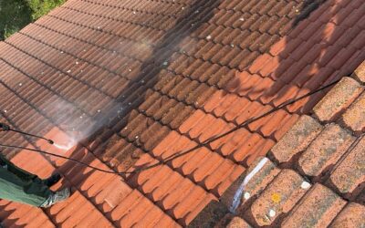 Démoussage toiture à Unieux